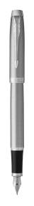 F 319 Brushed Metal CT Ручка перьевая Parker IM Essential (2143635) F сталь нержавеющая LR подар.кор.