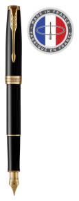 F 530 Black GT перьевая ручка Parker Sonnet Lacquer Black GT (1931494) F сталь нержавеющая/позолота LR подар.к
