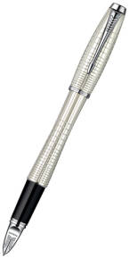 K 677 Pearl Metal ручка Parker Urban PREMIUM 5-й пишущий узел, стержень: F black