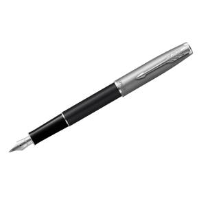 F 546 Black CT перьевая ручка Parker Sonnet (2146864) толщина пера (F) тонкое, чернила черные (1 капсула), подарочная коробка